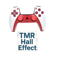 PlayStation 5 Controller DualSense PS 5 Gamepad Hall Effect Sticks Umbau Rot