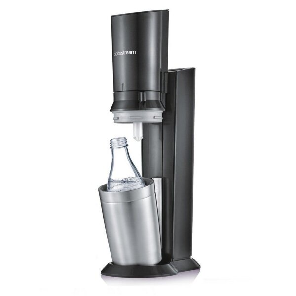 SodaStream Crystal 3.0 Trinkwassersprudler mit 1 Glaskaraffe Schwarz TOP ANGEBOT