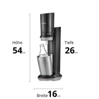 SodaStream Crystal 3.0 Trinkwassersprudler mit 1...