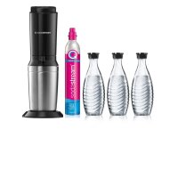 SodaStream Crystal 3.0 Trinkwassersprudler 3 Glaskaraffe...