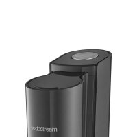 SodaStream Crystal 3.0 Trinkwassersprudler 3 Glaskaraffe u. Co2 Zylinder Schwarz