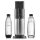SodaStream Duo Wassersprudler Sprudelmaschine 2 Flaschen ohne Zylinder Schwarz