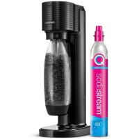 Sodastream Gaia Wassersprudler Schwarz Umsteiger mit...