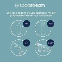 Sodastream Gaia Wassersprudler Schwarz Umsteiger mit CO2-Zylinder TOP ANGEBOT