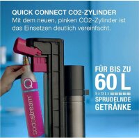 SodaStream Duo Titan Wassersprudler 2 Glasflasche + 1 PET Flasche + CO2-Zylinder