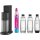 SodaStream Duo Titan Wassersprudler 2 Glasflasche + 1 PET Flasche + CO2-Zylinder
