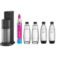 SodaStream Duo Titan Wassersprudler 2 Glasflasche + 2 PET...