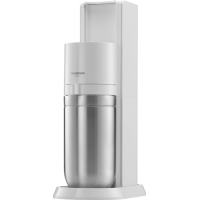 SodaStream Duo Weiss Wassersprudler 2 Glasflasche + 1 PET Flasche + CO2-Zylinder