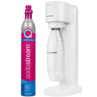 Sodastream Gaia Wassersprudler Weiss mit CO2-Zylinder TOP...