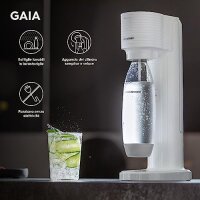 Sodastream Gaia Wassersprudler Weiss mit CO2-Zylinder TOP ANGEBOT